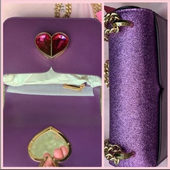 Kate Spade Purple Candy Nicola Crossbody Clutch Bag - Picture 5 of 7